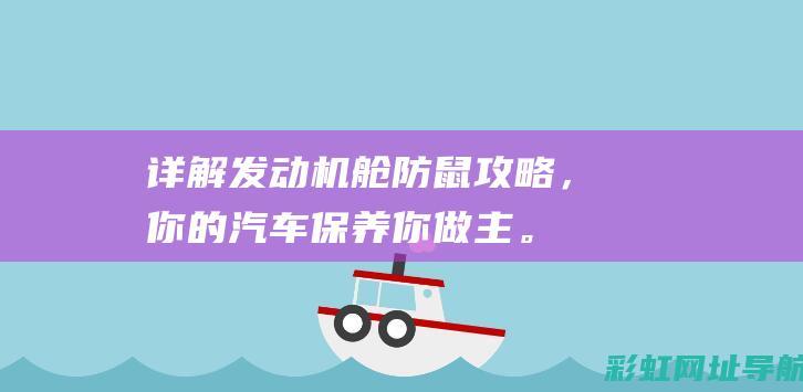 详解发动机舱防鼠攻略，你的汽车保养你做主。(fa+b=fafb)