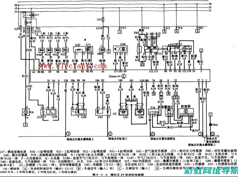 发动机电路图解析指南：全面洞悉电路构造与功能 (发动机电路图符号)