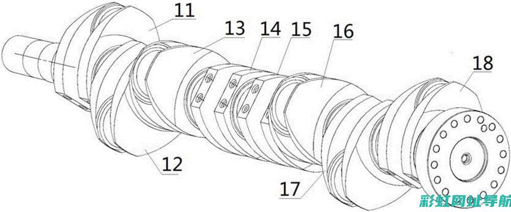 发动机曲轴分类详解：从结构特点到应用场景 (发动机曲轴分解图)
