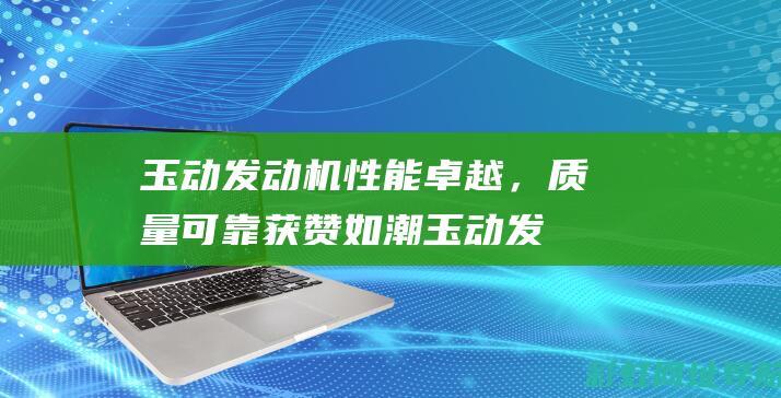 玉动发动机性能卓越，质量可靠获赞如潮 (玉动发动机铭牌认识)