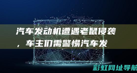 汽车发动机遭遇老鼠侵袭，车主们需警惕 (汽车发动机受损有什么症状)